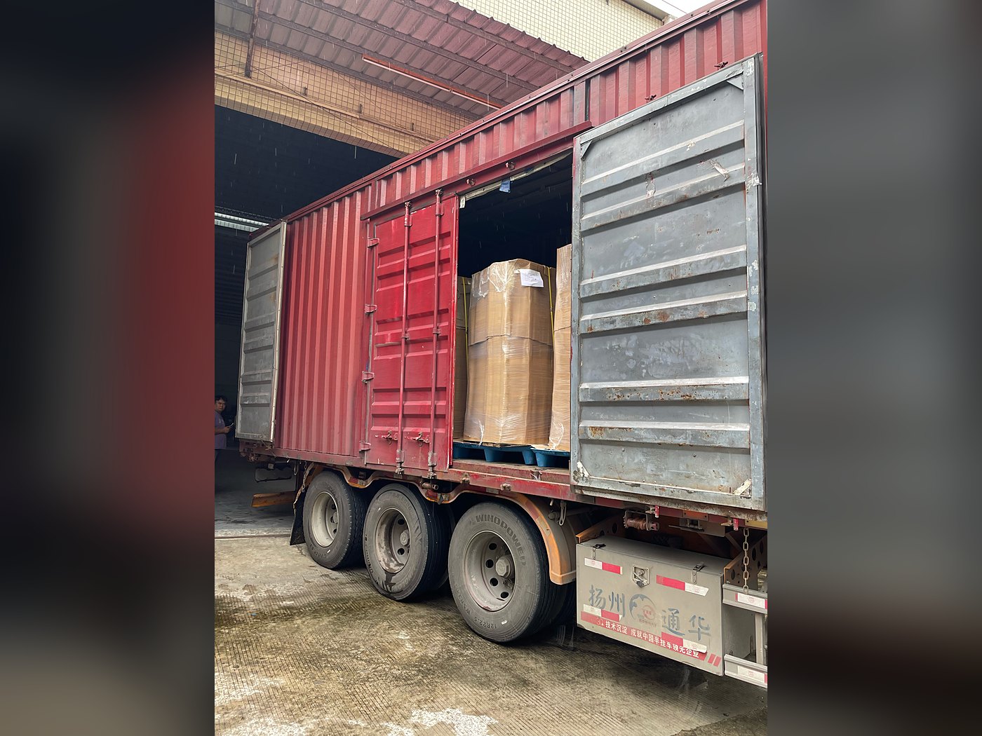Container loading for export